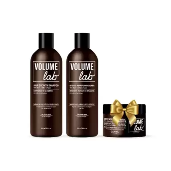 Herfstuitverkoop! VOLUME LAB basis voor volume en glans + CADEAU (masker)!